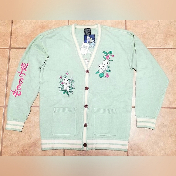 Her Universe Sweaters - Her Universe Studio Ghibli Princess Mononoke Cardigan (Medium)